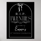 RIP voor mijn 20-er jaren Welkomstposter: Gotische Poster (Voorkant)