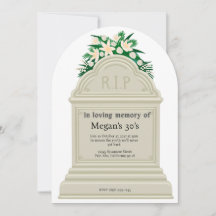 RIP voor mijn 30-er jaren Funny Funeral Mijlpaal V