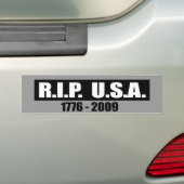 RIP VS - 1776-2009 BUMPERSTICKER (Op auto)