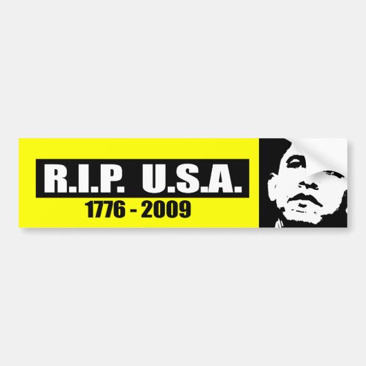 RIP VS - 1776-2009 BUMPERSTICKER (Voorkant)