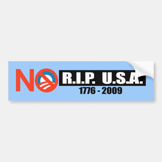 RIP VS - 1776-2009 BUMPERSTICKER (Voorkant)