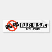 RIP VS - 1776-2009 BUMPERSTICKER (Voorkant)