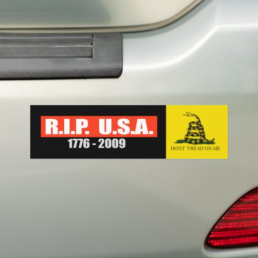RIP VS - T-shirt 1776-2009 Bumpersticker (Op auto)