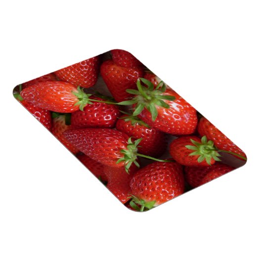 Ripe aardbeien magneet (Rechterzijde)