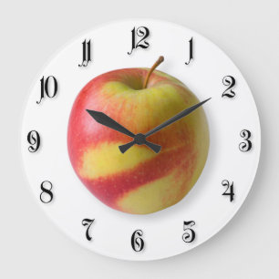 Ripe appel grote klok