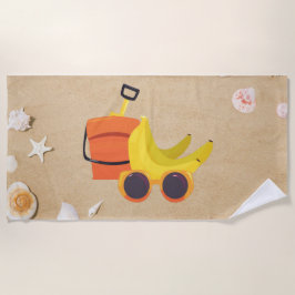 Ripe Bananas Beach Towel Strandlaken