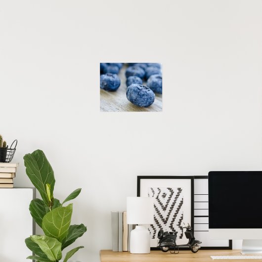 Ripe Blueberry Poster (Thuiskantoor)