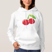Ripe Bright Red Cherries Hoodie (Voorkant)