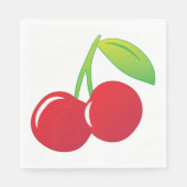 Ripe Bright Red Cherries Servet (Voorkant)