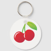 Ripe Bright Red Cherries Sleutelhanger (Voorkant)