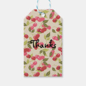 Ripe cherry cadeaulabel (Voorkant)