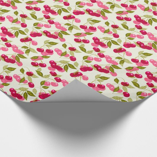 Ripe cherry cadeaupapier (Hoek)