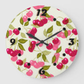 Ripe cherry grote klok (Voorkant)