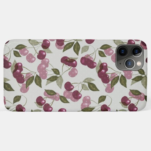 Ripe cherry Hoesje-Mate iPhone case (Achterkant (horizontaal))