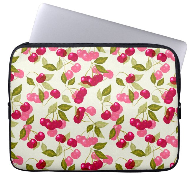 Ripe cherry laptop sleeve (Voorkant)