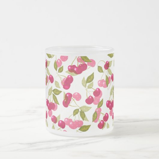 Ripe cherry matglas koffiemok (Center)