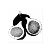 Ripe Fresh Sliced Summer Turkey Fig Tree Rubberstempel (Afrduk)