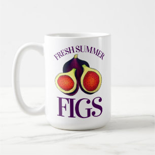 Ripe Fresh Summer Figres Fig Tree Food Cooking Koffiemok