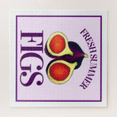 Ripe Fresh Summer Figs Fig Tree Kitchen Art Legpuzzel (Horizontaal)