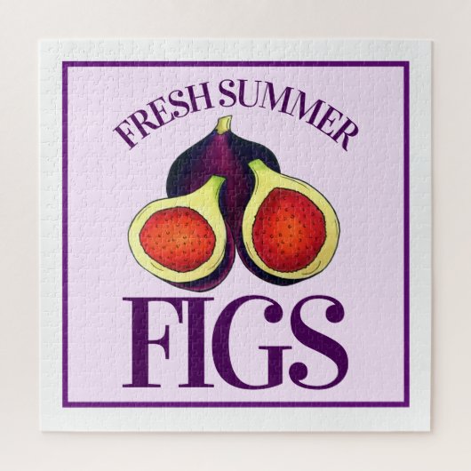 Ripe Fresh Summer Figs Fig Tree Kitchen Art Legpuzzel (Verticaal)