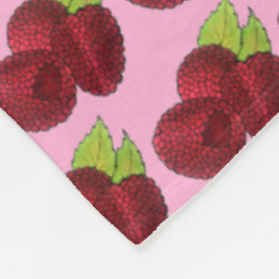 Ripe Fresh Summer Red Frafrabes Fruit Berry Fleece Deken