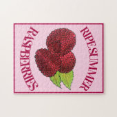 Ripe Fresh Summer Red Frafrabes Fruit Berry Legpuzzel (Horizontaal)