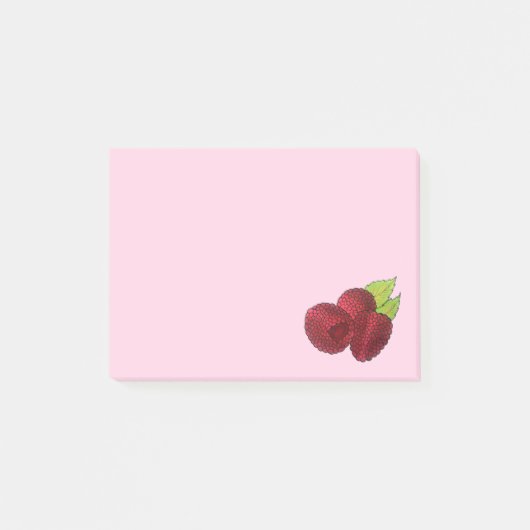 Ripe Fresh Summer Red Frafrabes Fruit Berry Post-it® Notes (Voorkant)