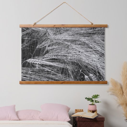 Ripe gerstoren (Hordeum vulgare) Hangend Wandkleed (Slaapkamer)