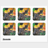 Ripe Isabella druif Vierkante Sticker (Vel)