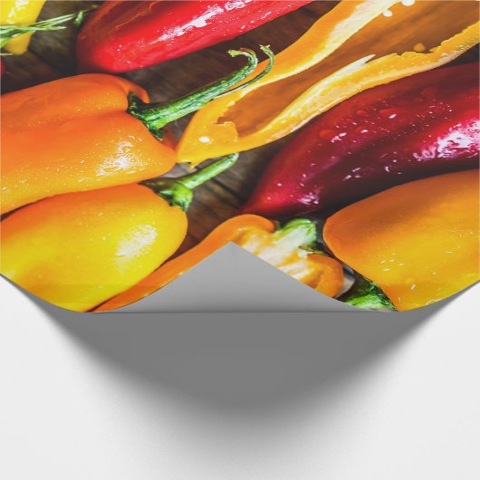 Ripe Jalapeno Peppers Cadeaupapier (Hoek)