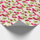 Ripe kersen espresso cadeaupapier (Hoek)