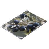 Ripe olijven in de Olijfboomtak Notitieboek (Linkerzijde)