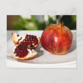 Ripe pomegranaat briefkaart (Voorkant)