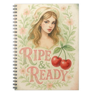 Ripe & Ready Summer Boho Bloem Meisje  Notitieboek
