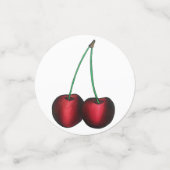 Ripe Red Cherry Cherry Summer Stone Fruit Foodie Confetti (Kleine voorkant)