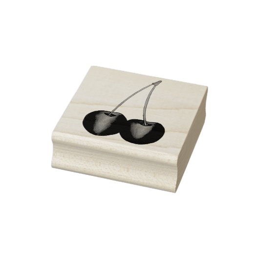 Ripe Red Cherry Cherry Summer Stone Fruit Foodie Rubberstempel (Stempel)