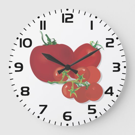 Ripe Red Tomaten Grote Klok (Voorkant)