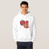 Ripe Red Tomaten Hoodie (Voorkant volledig)