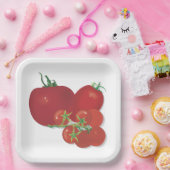 Ripe Red Tomaten Papieren Bordje (Feest)