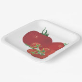Ripe Red Tomaten Papieren Bordje (Gebogen)