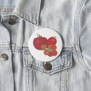 Ripe Red Tomaten Ronde Button 7,6 Cm
