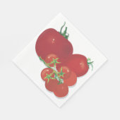 Ripe Red Tomaten Servet (Hoek)