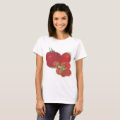 Ripe Red Tomaten T-shirt (Voorkant volledig)