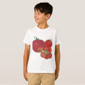 Ripe Red Tomaten T-shirt (Voorkant volledig)