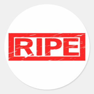 Ripe Stamp Ronde Sticker