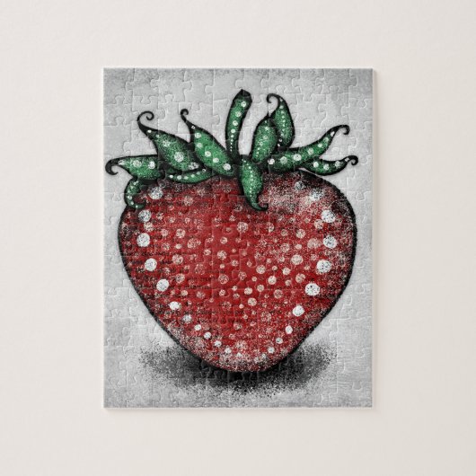 Ripe Strawberry Jigzaag Puzzle Legpuzzel (Verticaal)