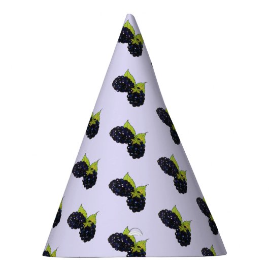 Ripe Summer Blackberry Berry Berry Feesthoedjes (Rechts)