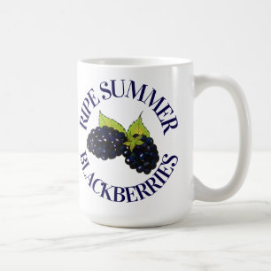 Ripe Summer Blackberry Berry Berry Koffiemok