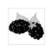 Ripe Summer Blackberry Berry Berry Rubberstempel (Afrduk)