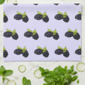 Ripe Summer Blackberry Berry Berry Theedoek (Gevouwen)